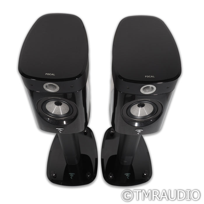 Focal Sopra No 1 Bookshelf Speakers; Ebony Pair w/ Stands (Demo w/ Warranty)