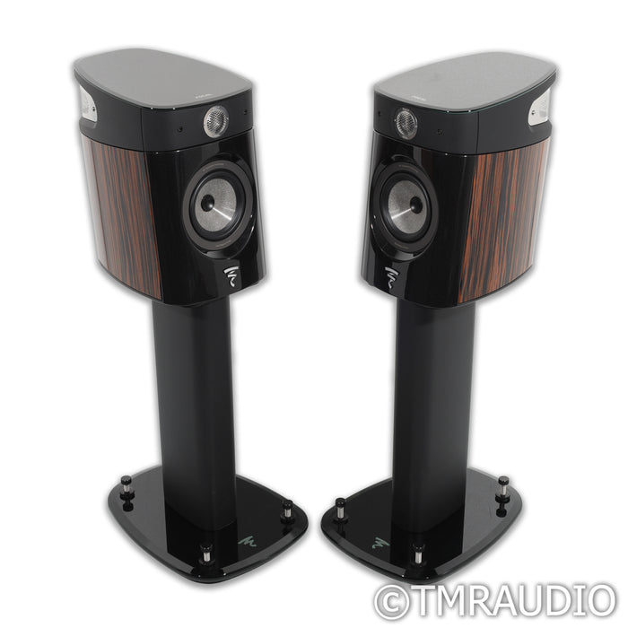Focal Sopra No 1 Bookshelf Speakers; Ebony Pair w/ Stands (Demo w/ Warranty)