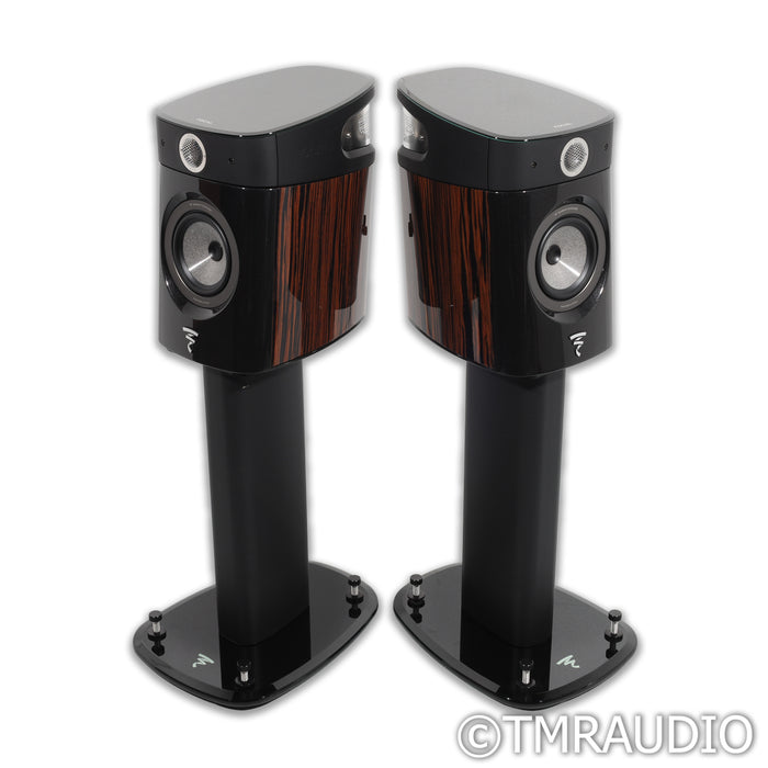 Focal Sopra No 1 Bookshelf Speakers; Ebony Pair w/ Stands (Demo w/ Warranty)