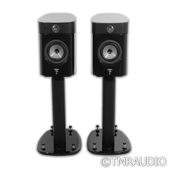 Focal Sopra No 1 Bookshelf Speakers; Ebony Pair w/ Stands (Demo w/ Warranty)