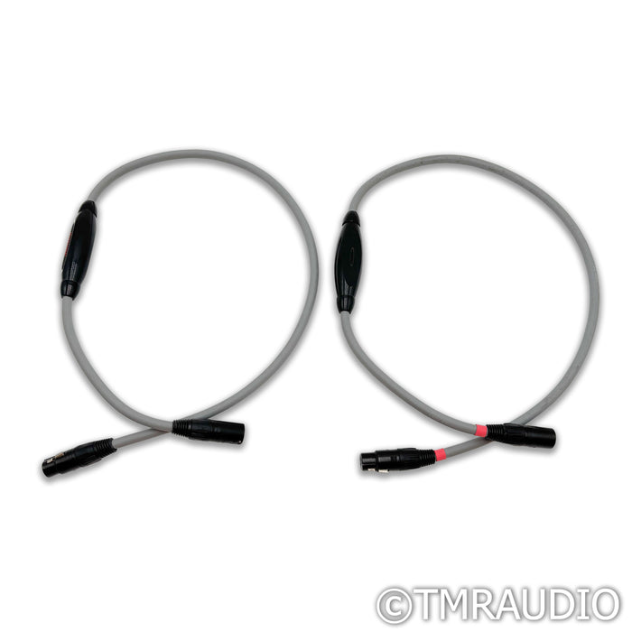 Transparent Audio MusicLink Plus MM XLR Cables; 1m Pair Balanced Interconnects