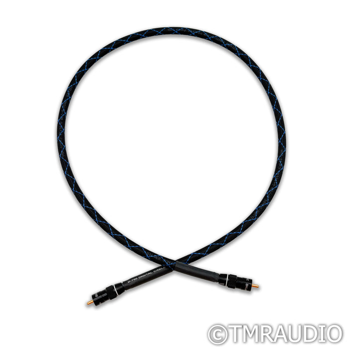 DH Labs Silver Sonic D-750 RCA Coaxial Cable; 1m Single Digital Interconnect