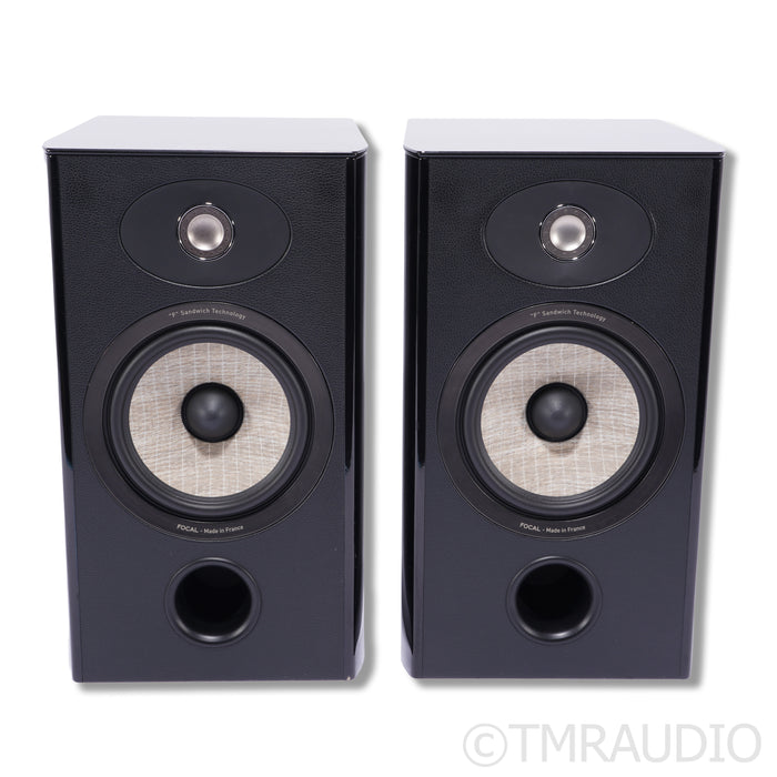 Focal Aria 906 Bookshelf Speakers; Black High Gloss Pair