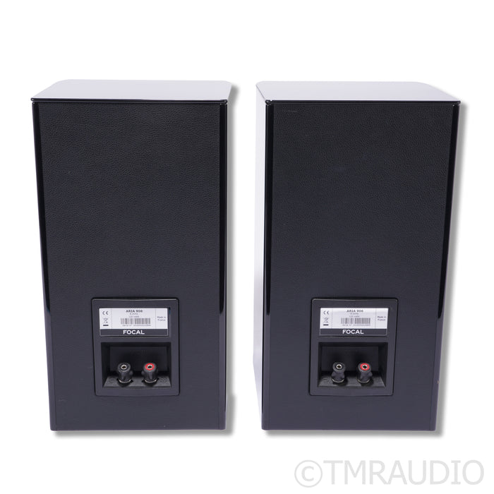 Focal Aria 906 Bookshelf Speakers; Black High Gloss Pair