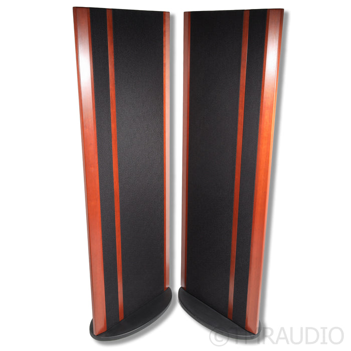 Magnepan MG 20.7 Floorstanding Speakers; Black / Dark Cherry Pair