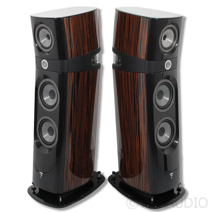 Focal Sopra No. 3 Floorstanding Speakers; Macassar Ebony Pair