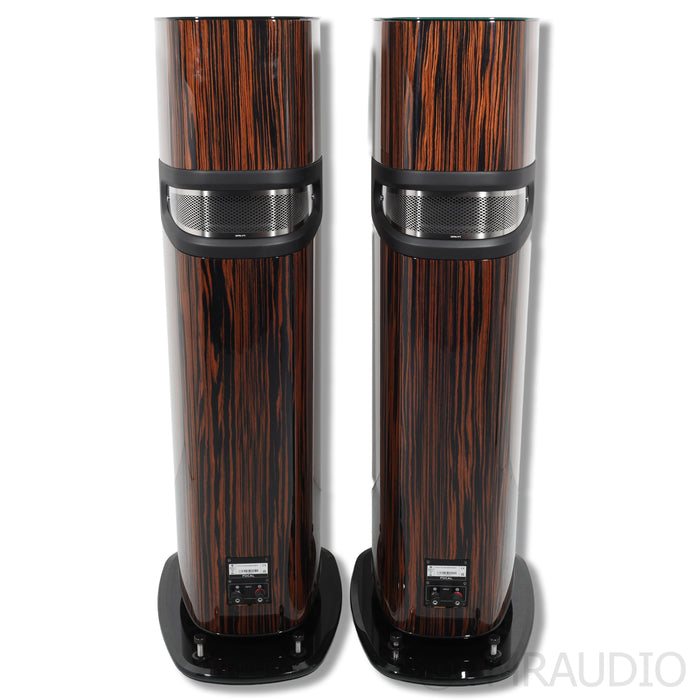 Focal Sopra No. 3 Floorstanding Speakers; Macassar Ebony Pair