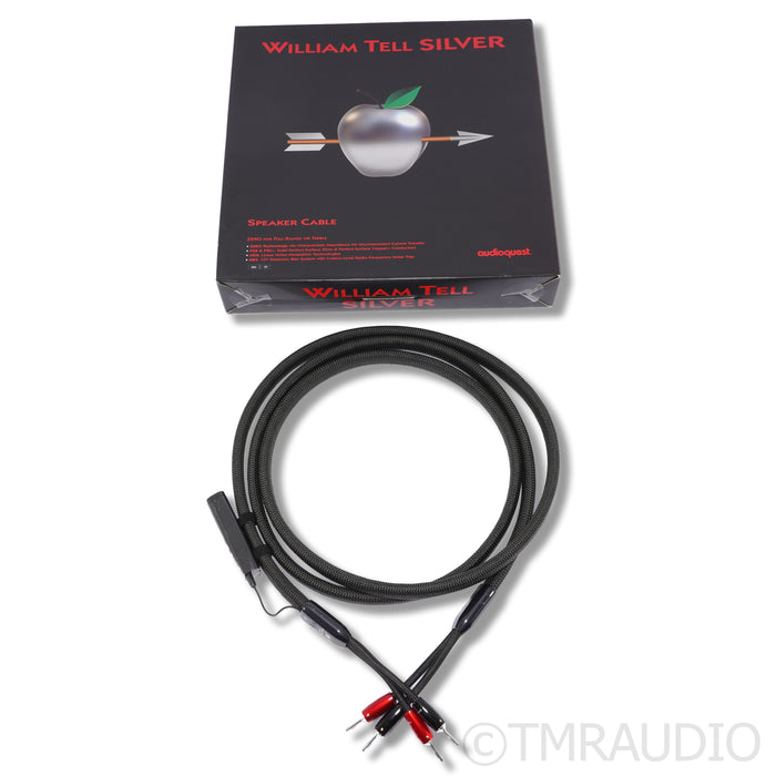 AudioQuest William Tell SILVER Speaker Cable; 10ft Single Cable; 72v DBS