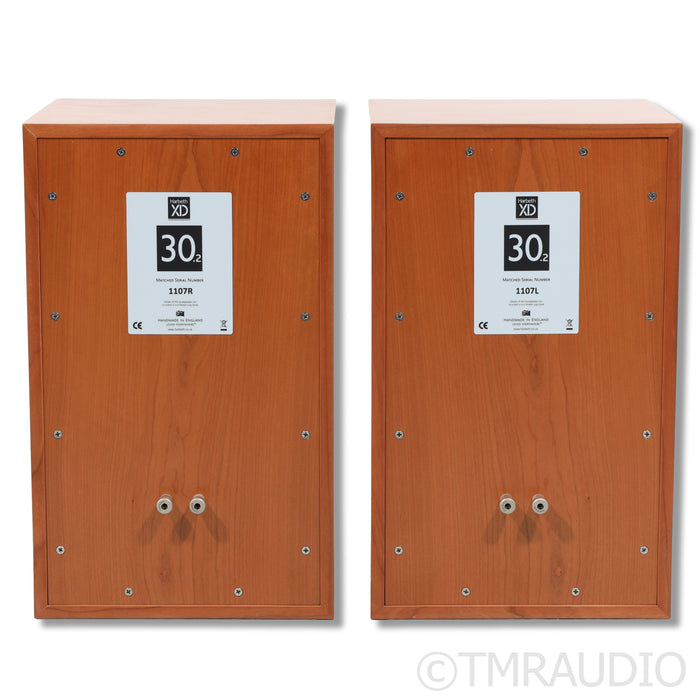 Harbeth Monitor 30.2 XD Bookshelf Speakers; Cherry Pair