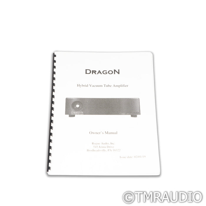 Rogue Audio DragoN Stereo Tube Hybrid Power Amplifier