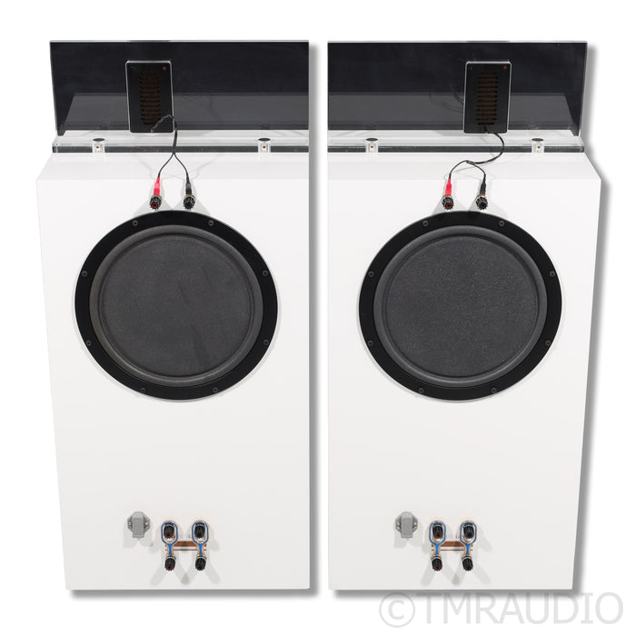Wolf Von Langa 12639 Son Floorstanding Speakers; Gloss White Pair