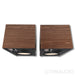 JBL James Lansing L100 Classic Bookshelf Speakers; Walnut / Blue Pair w/ Stands