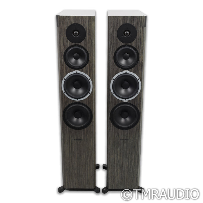 Dynaudio Focus 60 XD Wireless Active Floorstanding Speakers; Grey Oak HG Pair