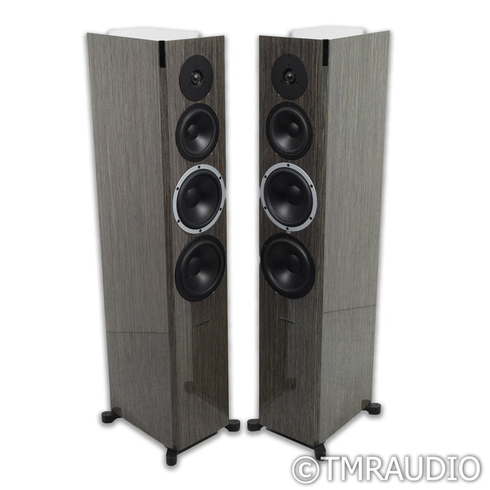 Dynaudio Focus 60 XD Wireless Active Floorstanding Speakers; Grey Oak HG Pair
