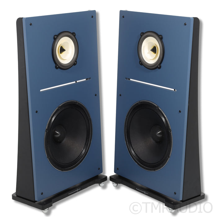 PureAudioProject Duet 15 Floorstanding Speakers; Blue Pair; Voxativ AC 1.6