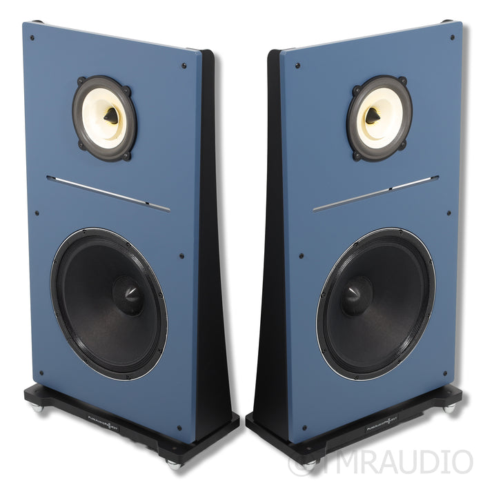 PureAudioProject Duet 15 Floorstanding Speakers; Blue Pair; Voxativ AC 1.6