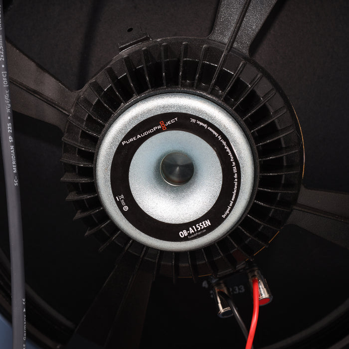 PureAudioProject Duet 15 Floorstanding Speakers; Blue Pair; Voxativ AC 1.6