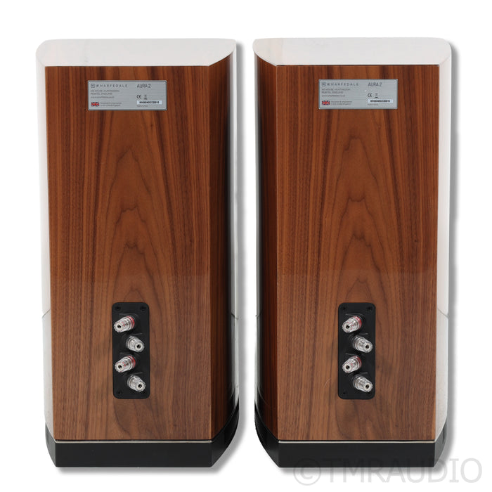 Wharfedale Aura 2 Bookshelf Speakers; Piano Walnut Pair