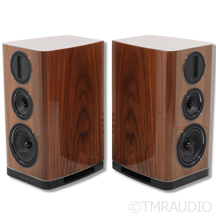 Wharfedale Aura 2 Bookshelf Speakers; Piano Walnut Pair