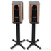 Focal Kanta No. 1 Bookshelf Speaker; Walnut Grey Pair w/ Stands