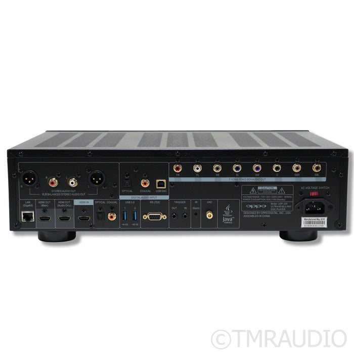 Oppo UDP-205 Ultra-HD Universal Blu-Ray Player; CD / SACD