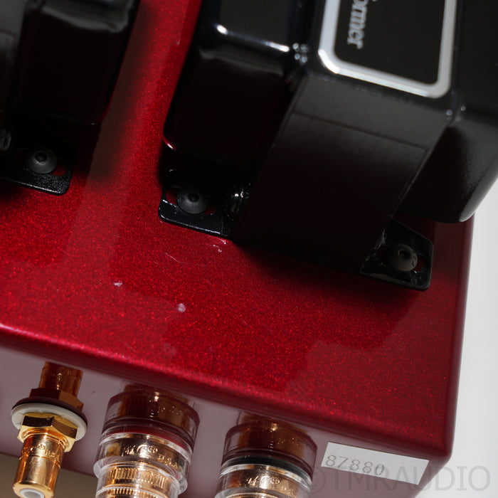 Dennis Had Inspire Fire Bottle KT88-SEP Stereo Tube Integrated Amplifier; Red