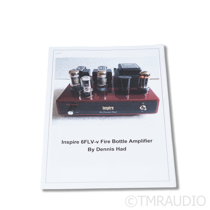 Dennis Had Inspire Fire Bottle KT88-SEP Stereo Tube Integrated Amplifier; Red