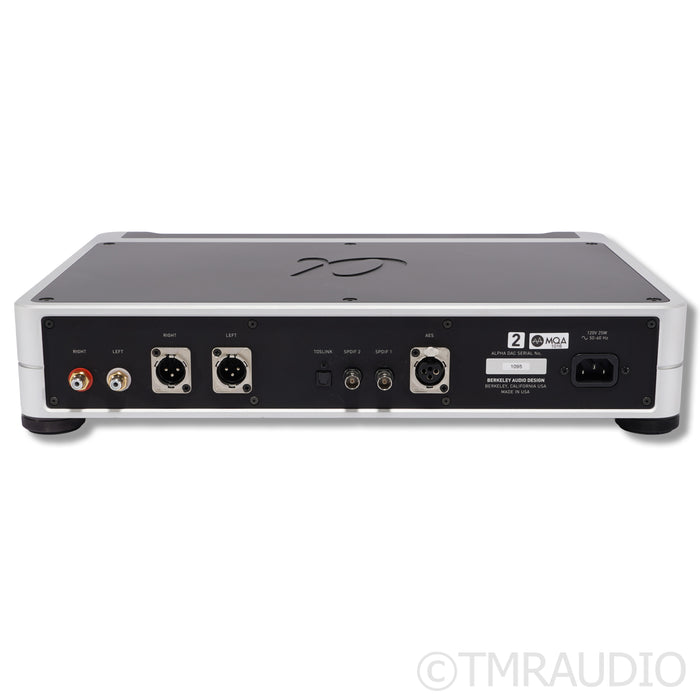 Berkeley Audio Design Alpha DAC Reference Series 2; D/A Converter; MQA 1016