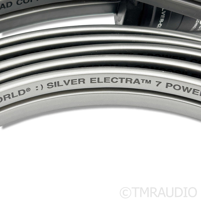 WireWorld Silver Electra 7 Power Cable; Upgraded Silver Connectors; 5m