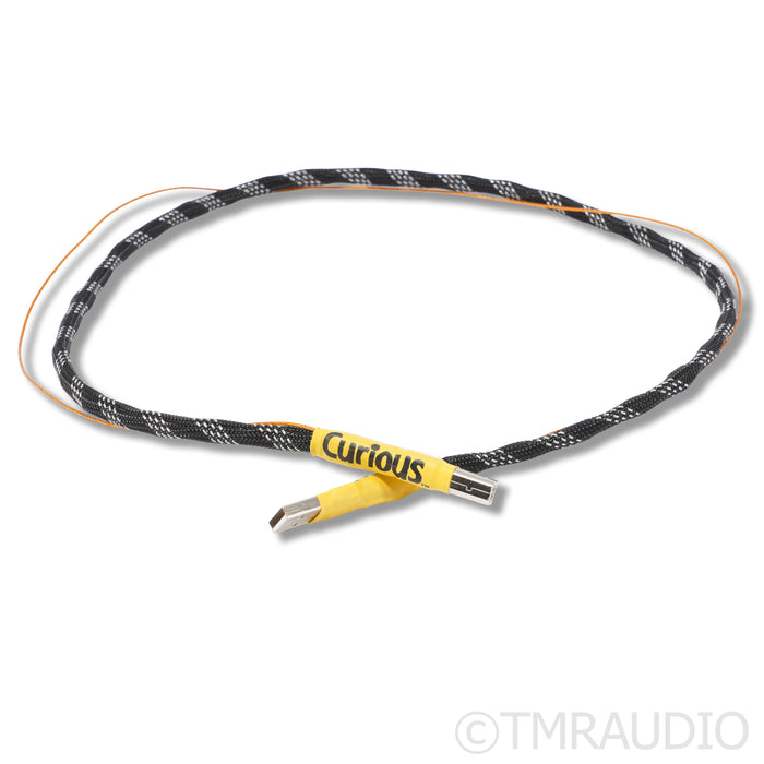 Curious Audio USB Cable; 0.75m Single Digital Interconnect; USB A to B