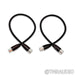 AudioQuest Mackenzie XLR Cables; 0.5m Pair Balanced Interconnects
