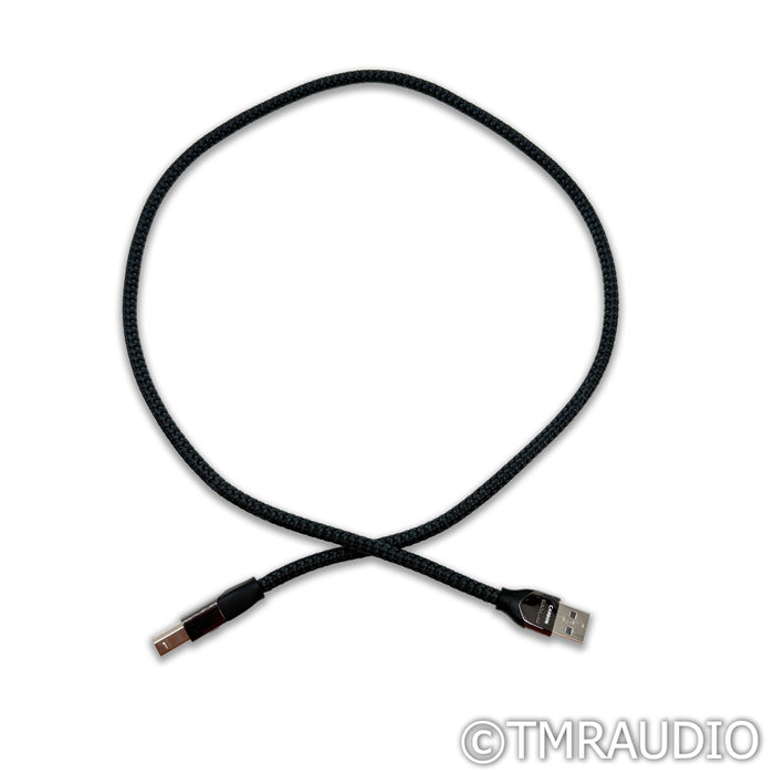AudioQuest Carbon USB Cable; 0.75m Single Digital Interconnect; USB A to B
