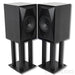 MoFi Sourcepoint 10 Master Edition Bookshelf Speakers; Black Pair w/ Stands