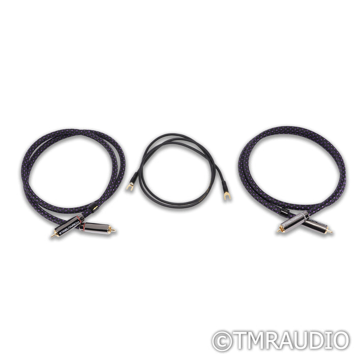 Tributaries Series 6 Phono RCA Cables; 1m Pair Interconnects; MKII (Open Box)