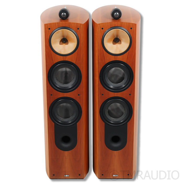 Bowers & Wilkins Nautilus 803 Floorstanding Speakers; Cherry Pair