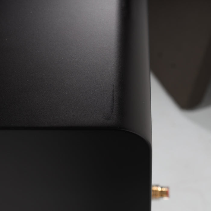 Jean-Marie Reynaud Bliss Jubilé Bookshelf Speakers; Black Pair with Stands
