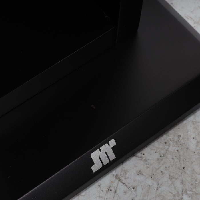 Jean-Marie Reynaud Bliss Jubilé Bookshelf Speakers; Black Pair with Stands