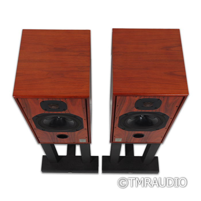 Harbeth HL Compact 7ES-3 30th Anniv. Bookshelf Speakers; Rosewood Pair w/ Stands