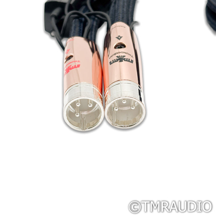 AudioQuest ThunderBird XLR Cables; 1.5m Pair Balanced Interconnects