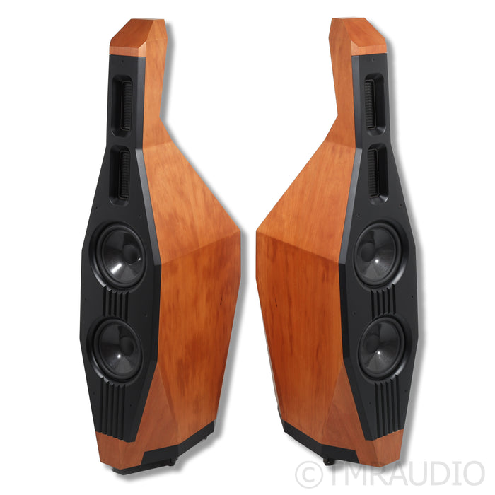 Lawrence Audio Cello Floorstanding Speakers; Cherry Pair