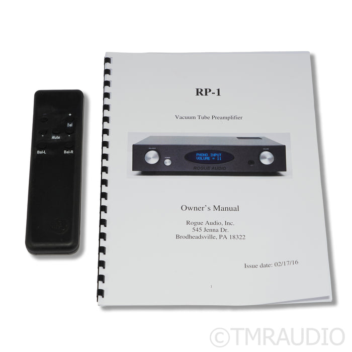 Rogue Audio RP-1 Stereo Tube Preamplifier; MM / MC Phono