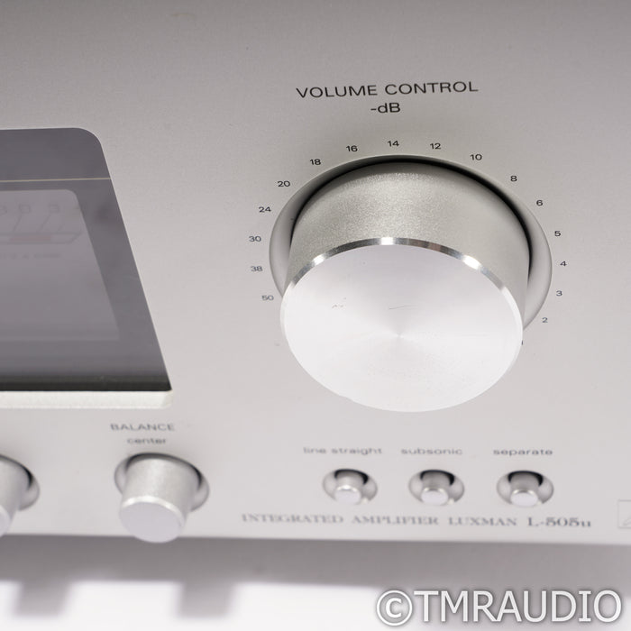 Luxman L-505u Stereo Integrated Amplifier; MM / MC Phono