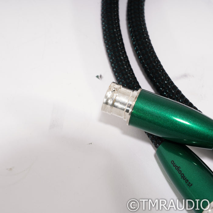 AudioQuest Earth XLR Cables; 1.5m Pair Balanced Interconnects; 72v DBS