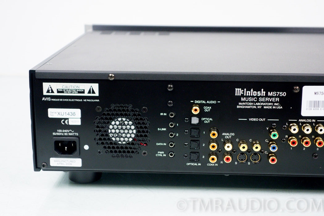 McIntosh MS-750 Music Server w/ Matching Touchscreen Monitor