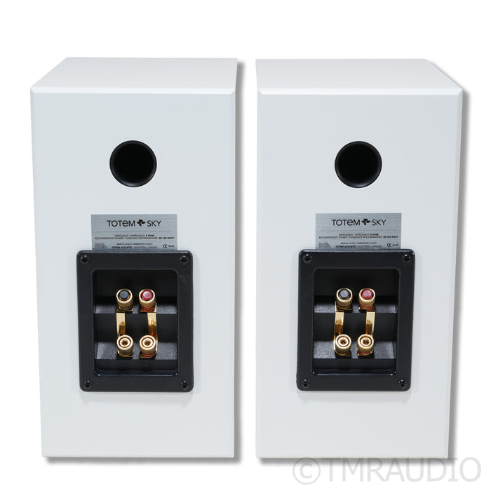 Totem Acoustic Sky Bookshelf Speakers; White Pair