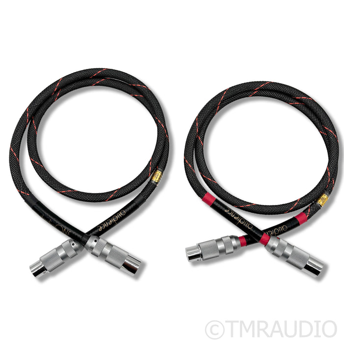 Audience Studio One XLR Cables; 1m Pair Balanced Interconnects
