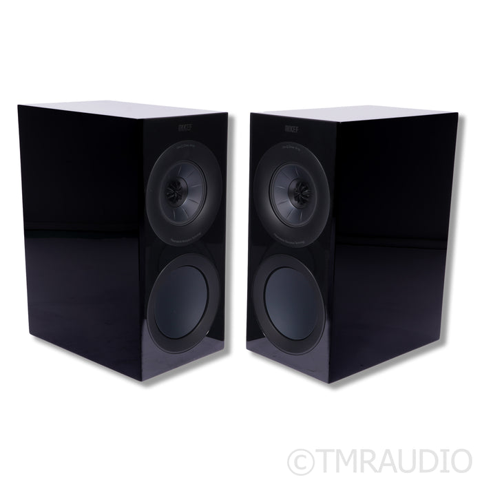 KEF R3 Meta Bookshelf Speakers; Gloss Black Pair