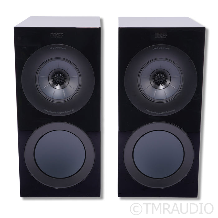 KEF R3 Meta Bookshelf Speakers; Gloss Black Pair