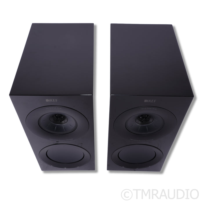 KEF R3 Meta Bookshelf Speakers; Gloss Black Pair