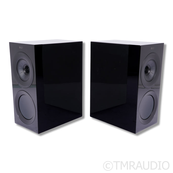 KEF R3 Meta Bookshelf Speakers; Gloss Black Pair